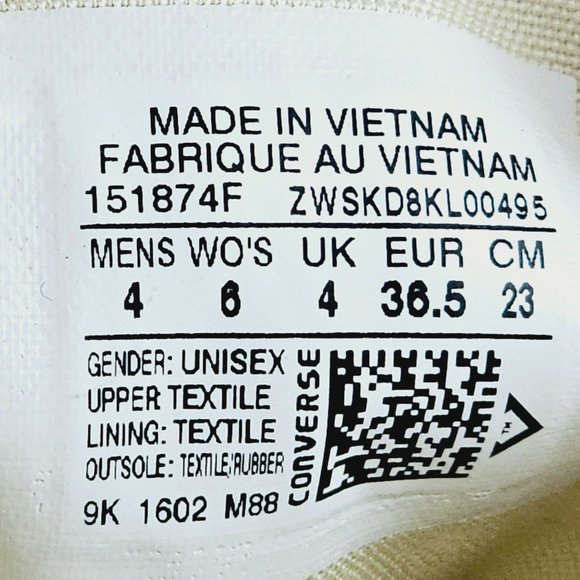 CONVERSE All Star Pink Low Top Sneakers Sz Women's 6 Men's 4 - Picture 8 of 10